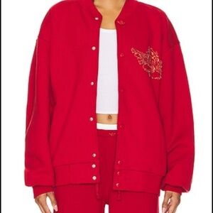 Boys Lie Red Varsity Jacket